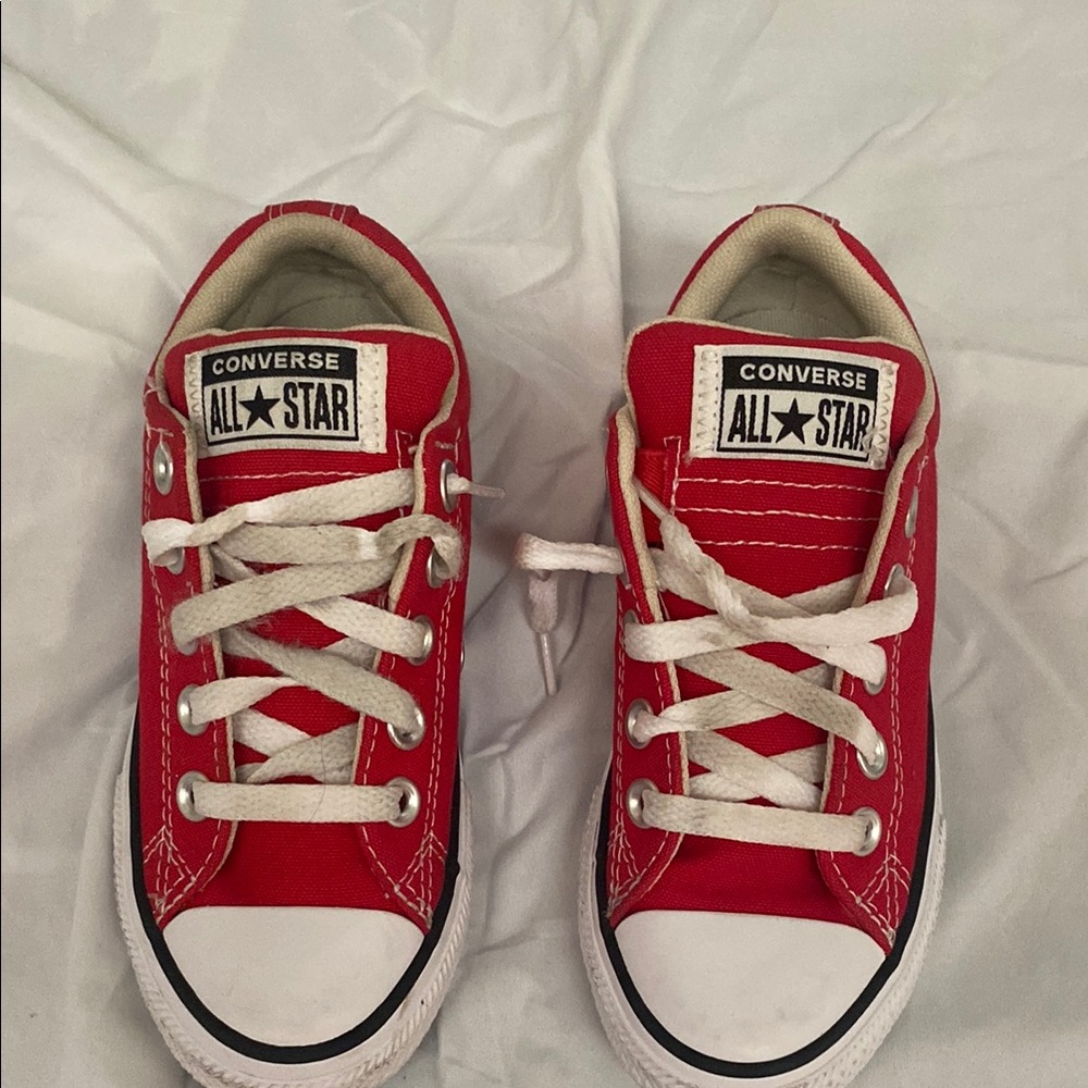 Converse Kids Bright Red Sneakers